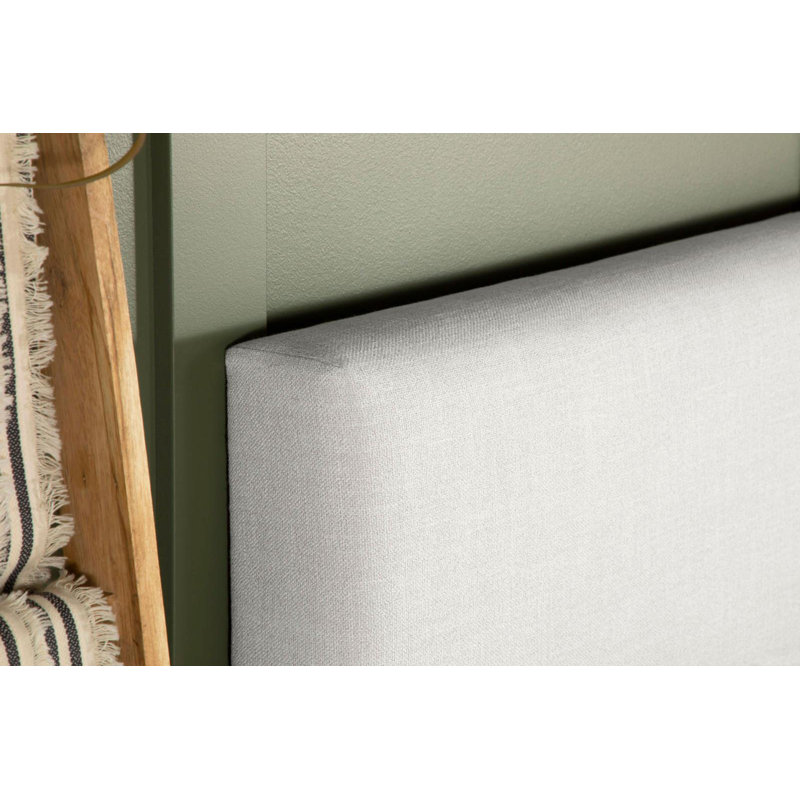 Upholstered Panel Headboard, King, Ivory