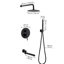 Système de douche à pression équilibrée avec valve brute-60134999