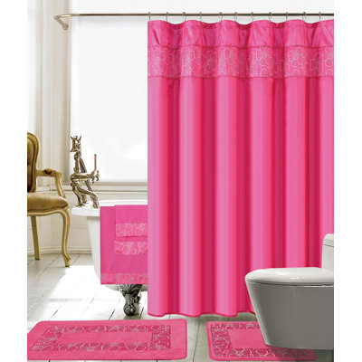 Sanches Floral Shower Curtain