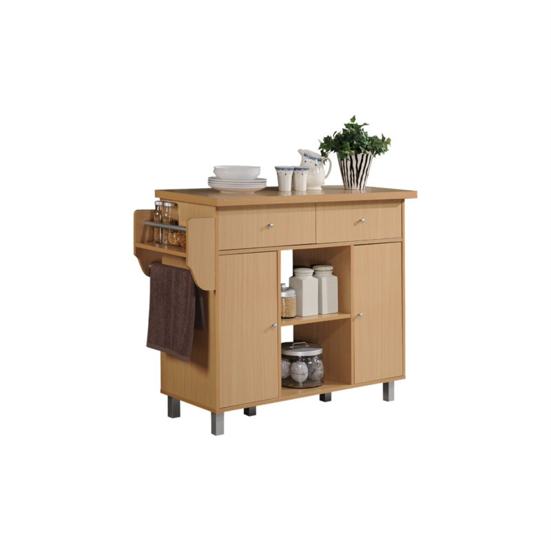 Wood Kitchen Island, Beech