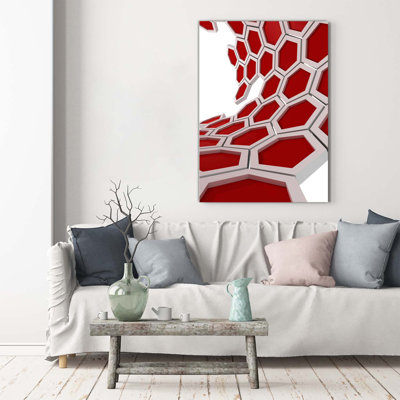 3D Abstraction - Wrapped Canvas Print