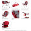 Fauteuil de camping inclinable avec sac de transport Manuel-31357297