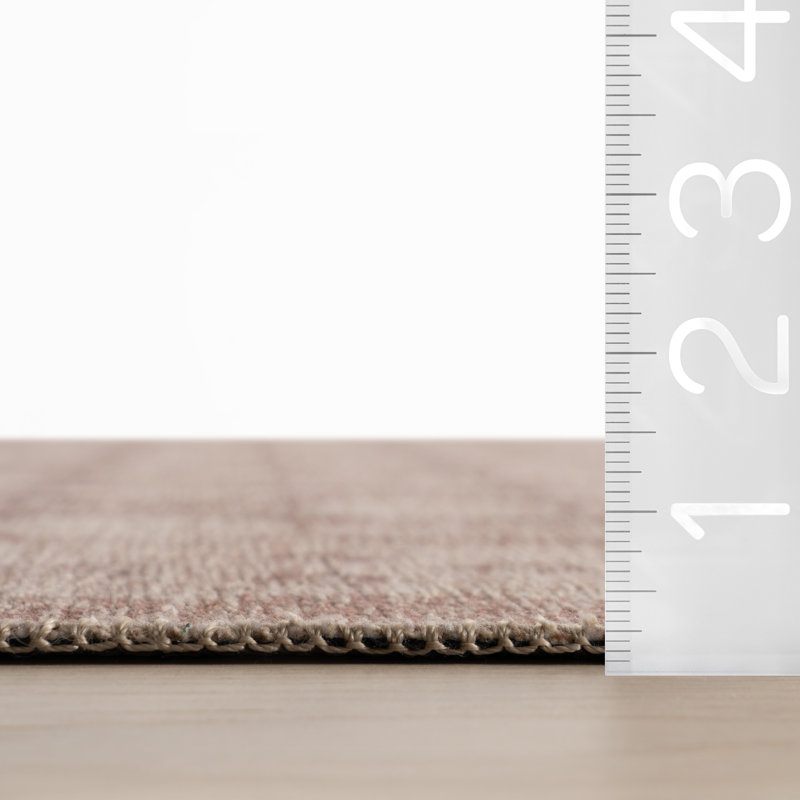  Saralie Traditional Geometric Indoor Washable Area Rug, Runner 2'8" x 8', Orange