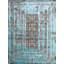 Hand Knotted Abstract Area Rug in Camel/Turquoise-1633855093