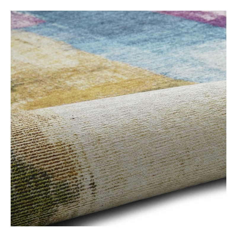 Machine Woven Red/Green/Blue Rug, Rectangle 150 x 230cm