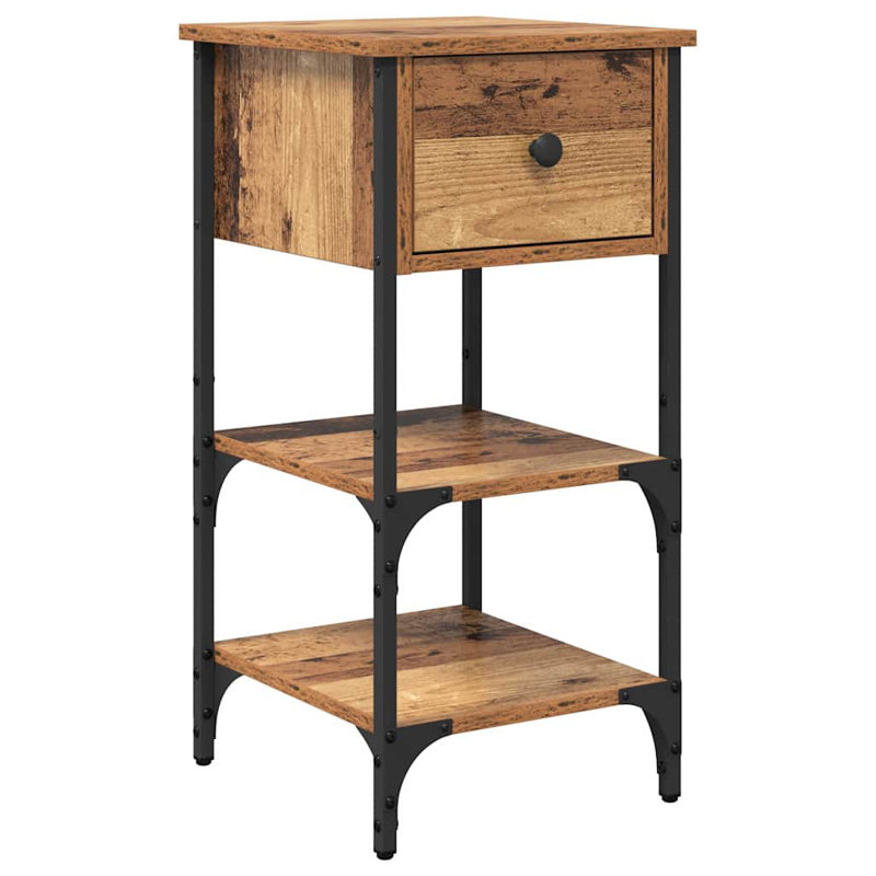 Bedside Cabinet, Old Wood