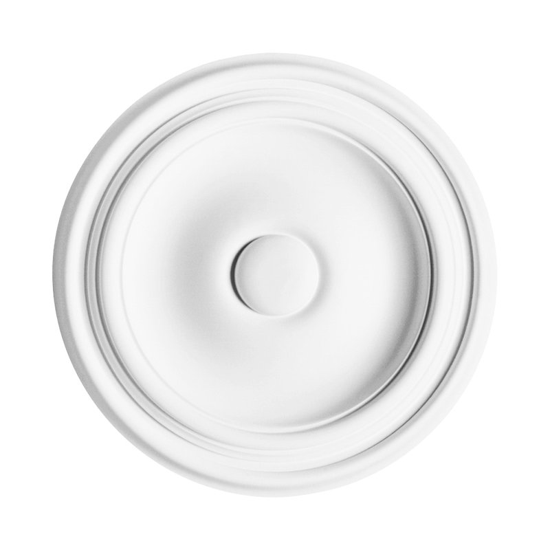 European Collection 10-1/4 in x 1 in Traditional Plain Polyurethane Ceiling Medallion