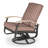 Askar Swivel Powder Coated Aluminum Outdoor Lounge Chair-19643689-19643661-19643684