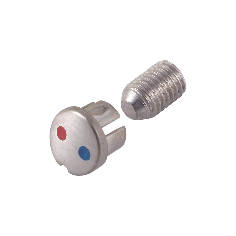 Allora Pull Down Faucet Set Screw and Cover Button, Brilliance Stainless