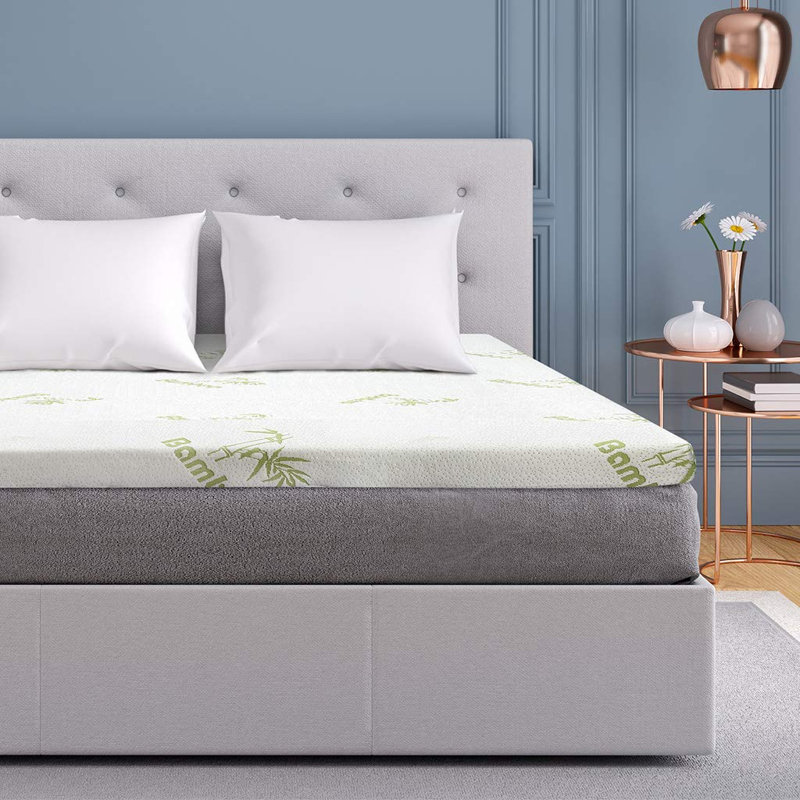 Surmatelas de matelas en mousse à mémoire de forme 2" grand