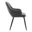Isadora 41cm H Polyester Blend Upholstered Wing Back Armchair in Blue-969013092