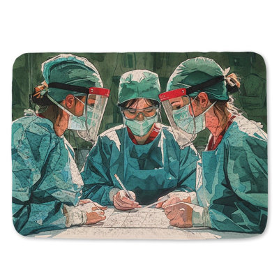 Tapis de bain en microfibre / microsuède