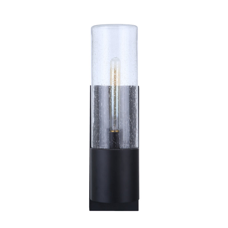 Steel Wall Light, Midnight, 20" H x 5.5" W x 6.88" D