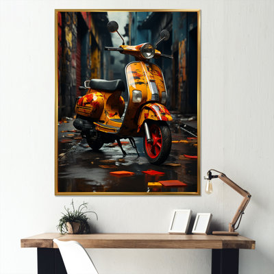 Scooter Escape II sur impression sur toile