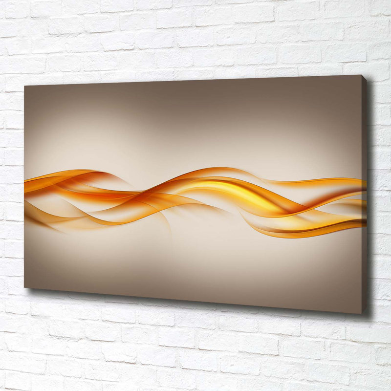 Waves Abstraction - Wrapped Canvas Print