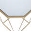 Darley Dale Glass Top Frame Nesting Tables