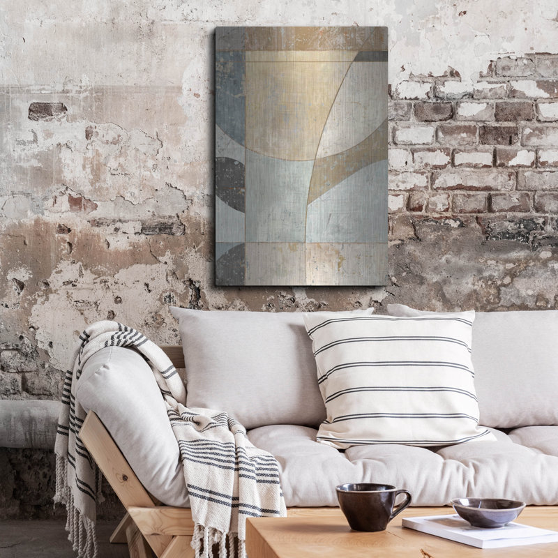 «Complementary Angles 2» par Suzanne Nicoll, Wrought Studio ™, art mural en métal, H 36 po x l 24 po