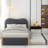Berber Fleece Platform Bed With Curved Headboard And Twin Size Trundle-219780243-219780240