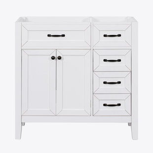Meuble-lavabo 36 po sans lavabo, base d'armoire seulement, armoire de salle de bain
