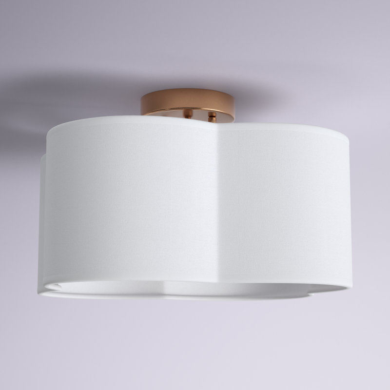 Plafonnier semi-encastré 4 lumières Francfort