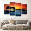«Guitare Sunset», reproduction d'art sur toile-368553503