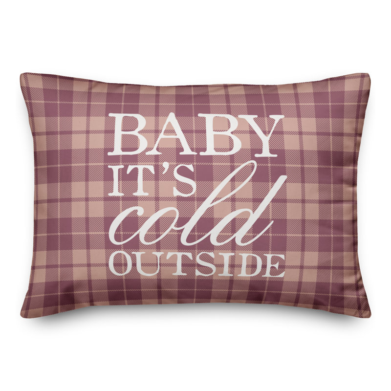 Plaid Reversible Throw Pillow