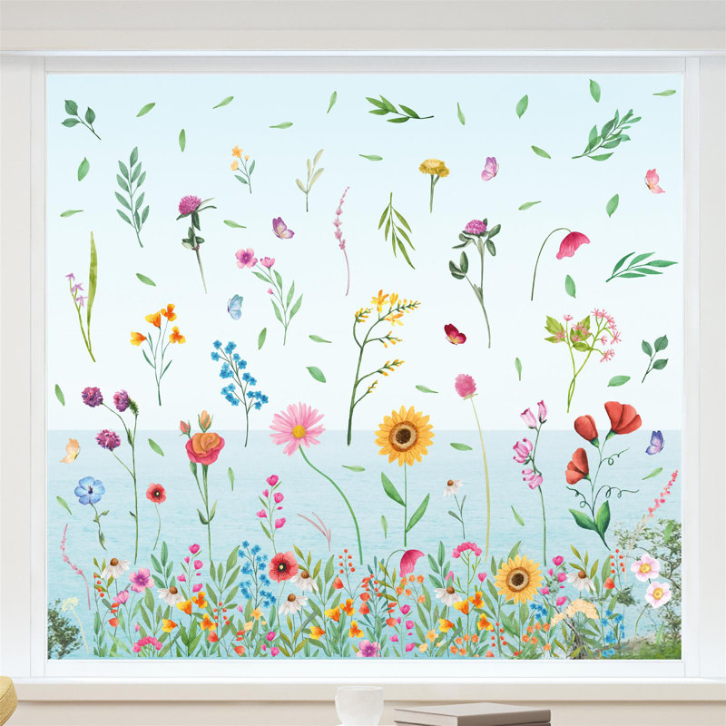 Plants & Flowers Window Decal