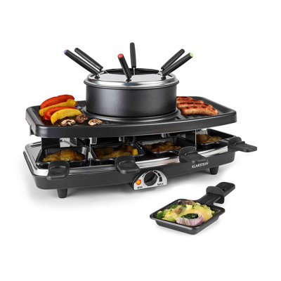 Klarstein Non Stick Raclette Grill with Lid