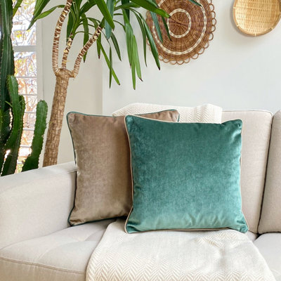 Housse et insert de coussin intérieur / extérieur en polypropylène Kealey
