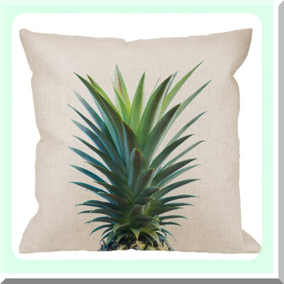 Pineapple Paradise Pillowcase - Tropical Decorative Throw Pillow Cover for Home Sofa Couch, Linen Square Cushion Case