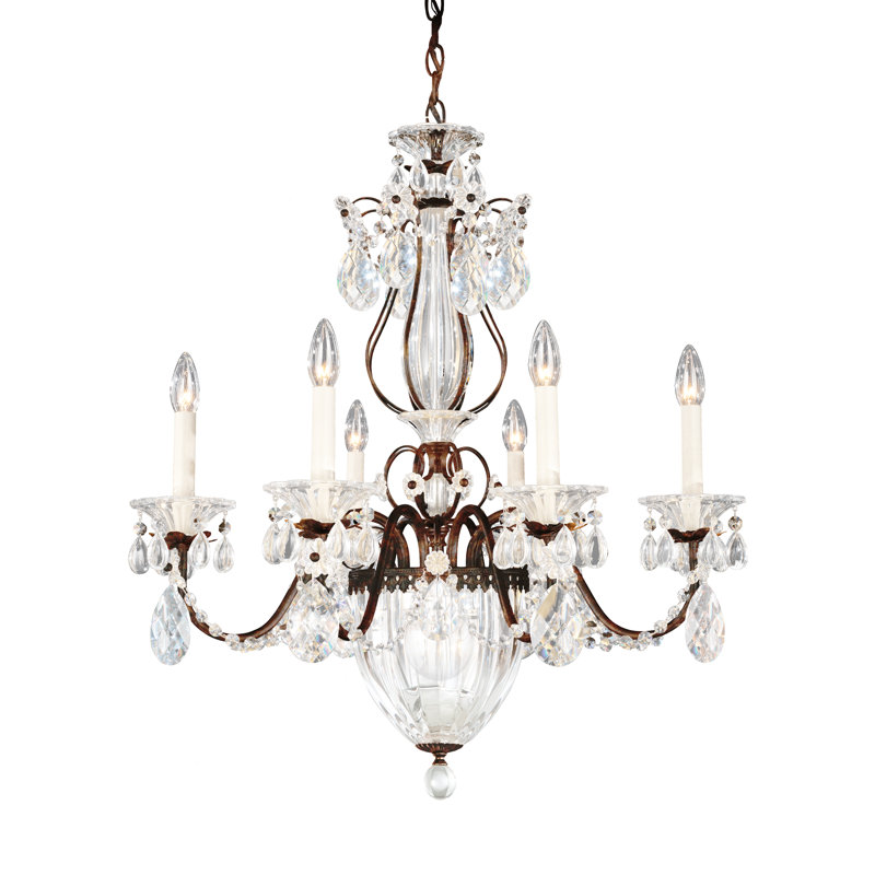 Bagatelle 7 - Light Chandelier, Spectra, Heirloom Bronze