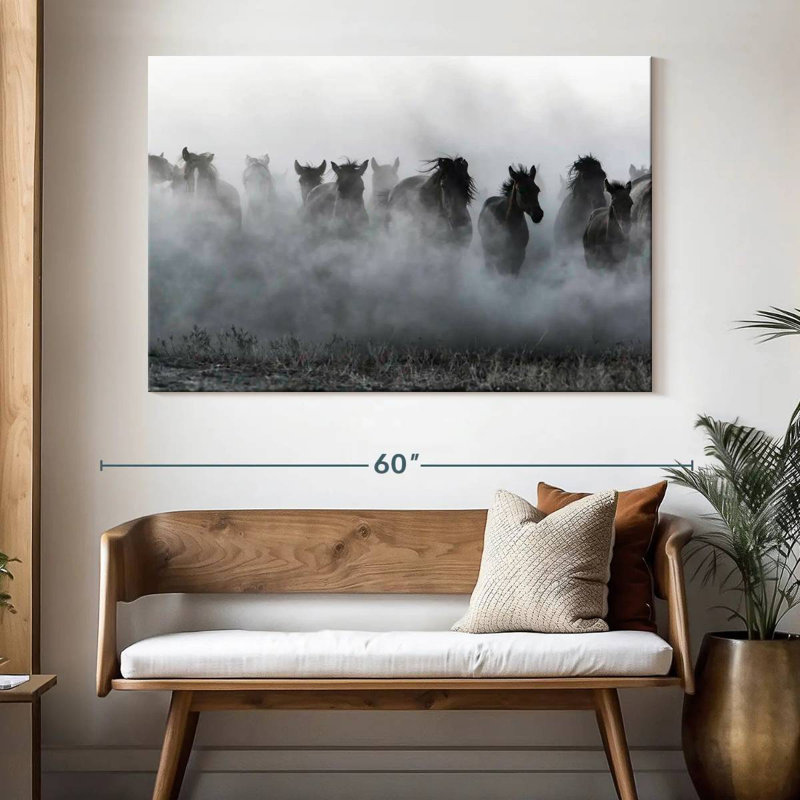 Turkish Horses, 34" H x 51" W