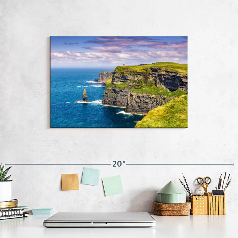 Seaside Cliffs Of Moher, 8" H x 12" W
