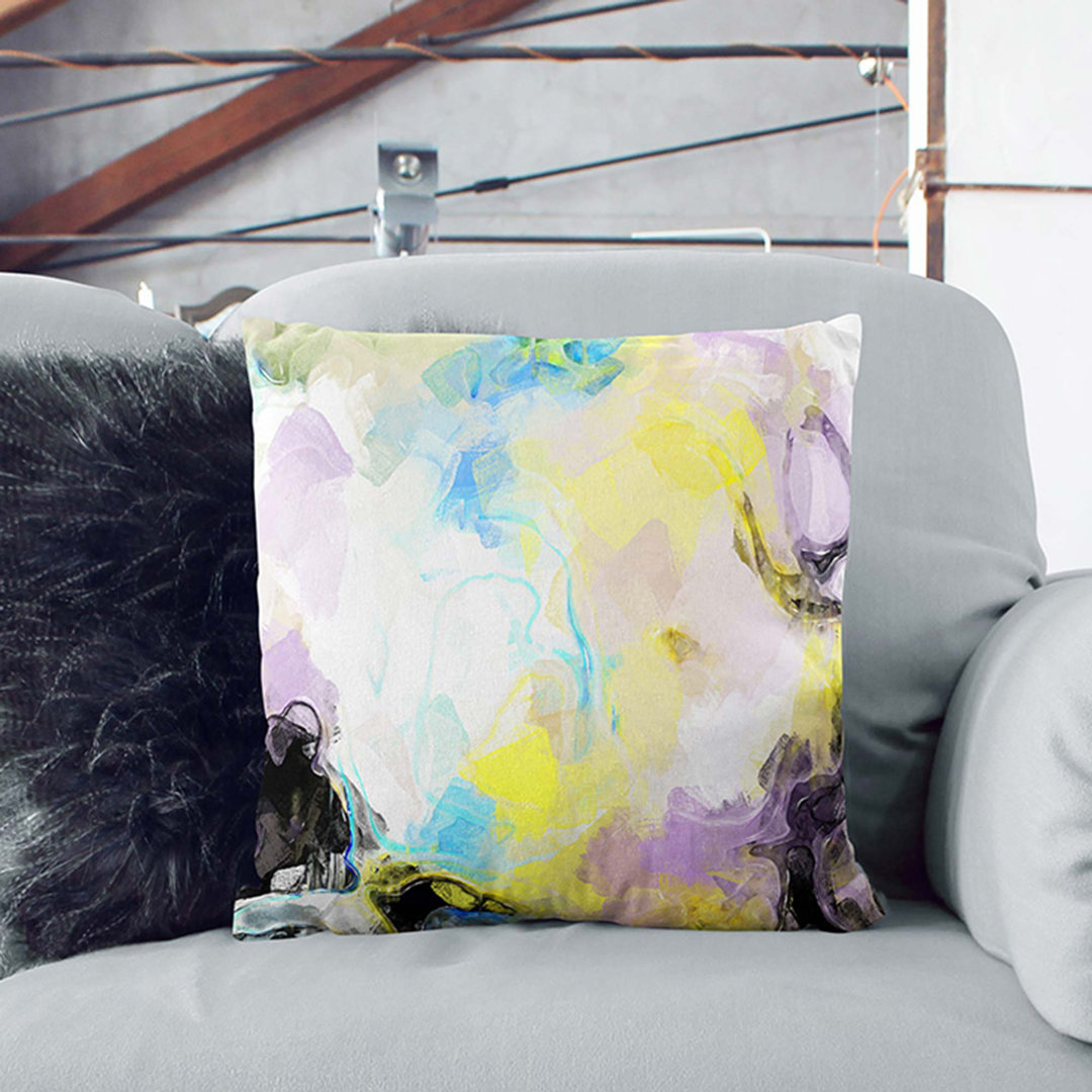 Feel the Rhythm in Abstract Cushion with Filling