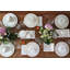 Alligator White Bone China Salad/Dessert Plate