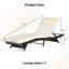 Fauteuil inclinable d'extérieur - Conception ergonomique, structure haute, chaises de piscine, chaises de jardin, coussins d'eau pliables en acier, bain de soleil, sièges de piscine