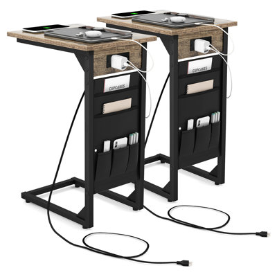 Ensemble de tables de bout en C 24 po de hauteur