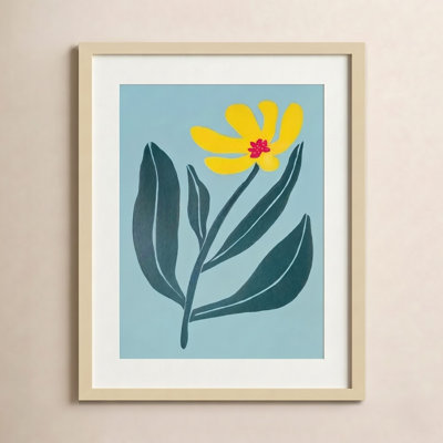 Exton "Yellow Flower" Print by Emma Daisy