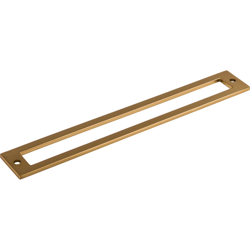 Hollin  Backplate, 1.19" H x 8.06" W x 0.13" D, Honey Bronze