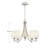 Breena 5-Light Dimmable Classic Chandelier with Clear Glass Shades-225619740-139206384