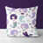 Blanc / Mauve / Vert