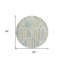 Tapis rond 8 po