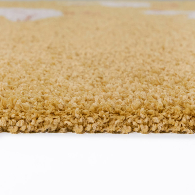 Featherstone Yellow Kids Ducks Area Rug, 5'3" x 7'