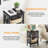 Kempst X-Shaped Nightstand Set Open Shelf 3 Tier Storage Nightstand For Bedroom Living Room-398765615-328189167