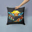 Coussin décoratif intérieur/extérieur noir fiddler revainqueur-14981704