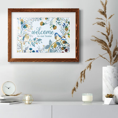 Welcome To Our Home, reproduction d'art encadrée sur papier