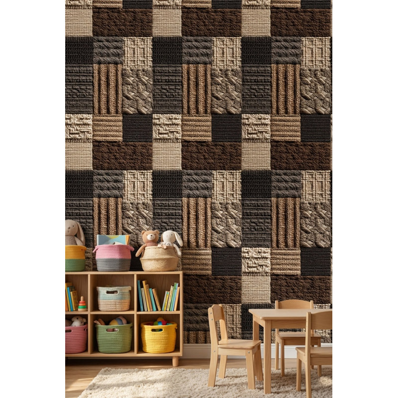 Rouleau de papier peint texturé double, Peler et coller