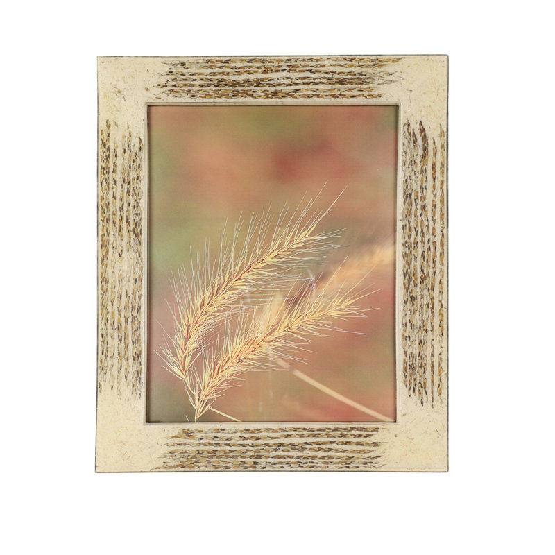 Cadre photo rectangulaire en herbe Sentimento, 8 po x 10 po