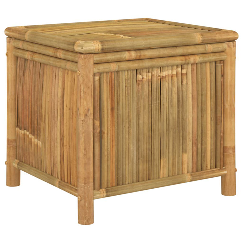 Bay Isle Home Withernsea 60cm W Water Resistant Bamboo Solid Wood Deck Box in Brown