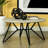 Anora Round SmartTop Coffee Table Cement and Gunmetal